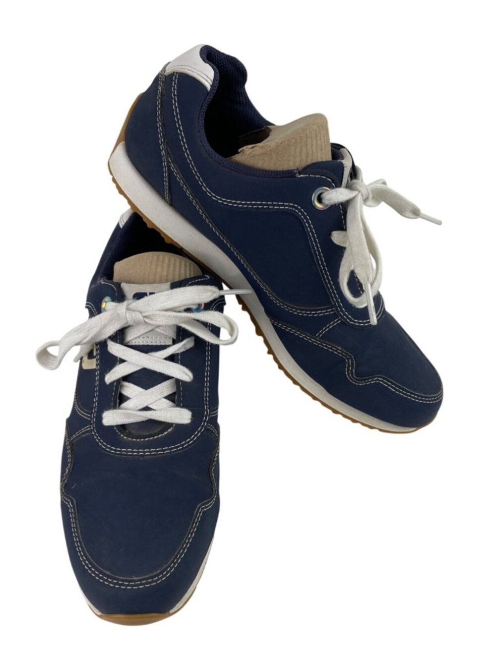 FootJoy Sport Retro Women's Size 7.5M Spikeless Golf Shoes 92387 Navy Blue - Picture 3 of 13